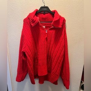 Quarter zip pullover